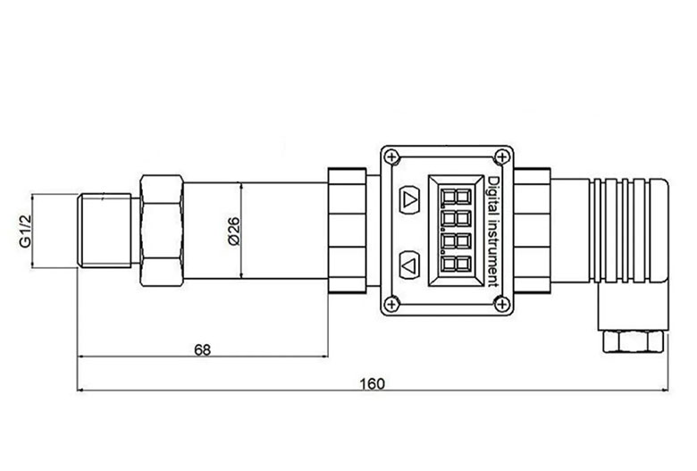 LED digital display diffused silicon pressure transmitter with(pic3) LED digital display diffused silicon pressure transmitter with(pic3)