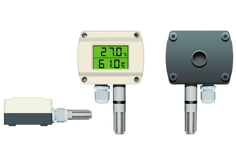 LED display wall mounted temperature and humidity transmitter(pic1)